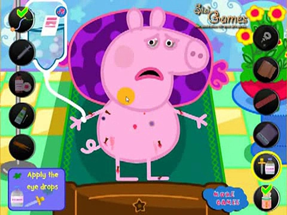Top Games :-) Peppa Pig Injured ♥ Help My Peppa Pig Please