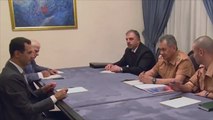 محادثات في دمشق بين الأسد ووزير الدفاع الروسي