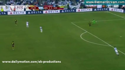 Argentina 3-0 Venezuela Lionel Messi Goal  Copa America 19-06-2016