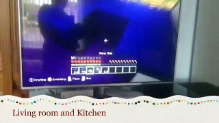 Minecraft Xbox Living room and Kitchen [142]