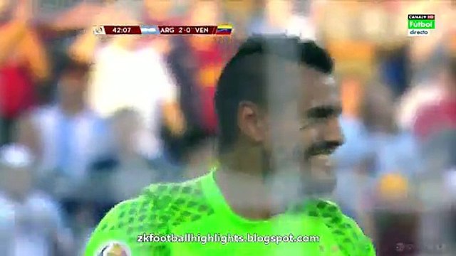 Luis Manuel Seijas Funny Panenka Penalty Miss HD - Argentina 2-0 Venezuela Copa America Centenario 18.06.2016 HD