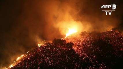 Violentos incendios en el oeste de EEUU