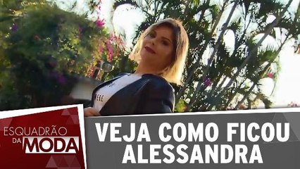 Veja como ficou Alessandra após a abordagem