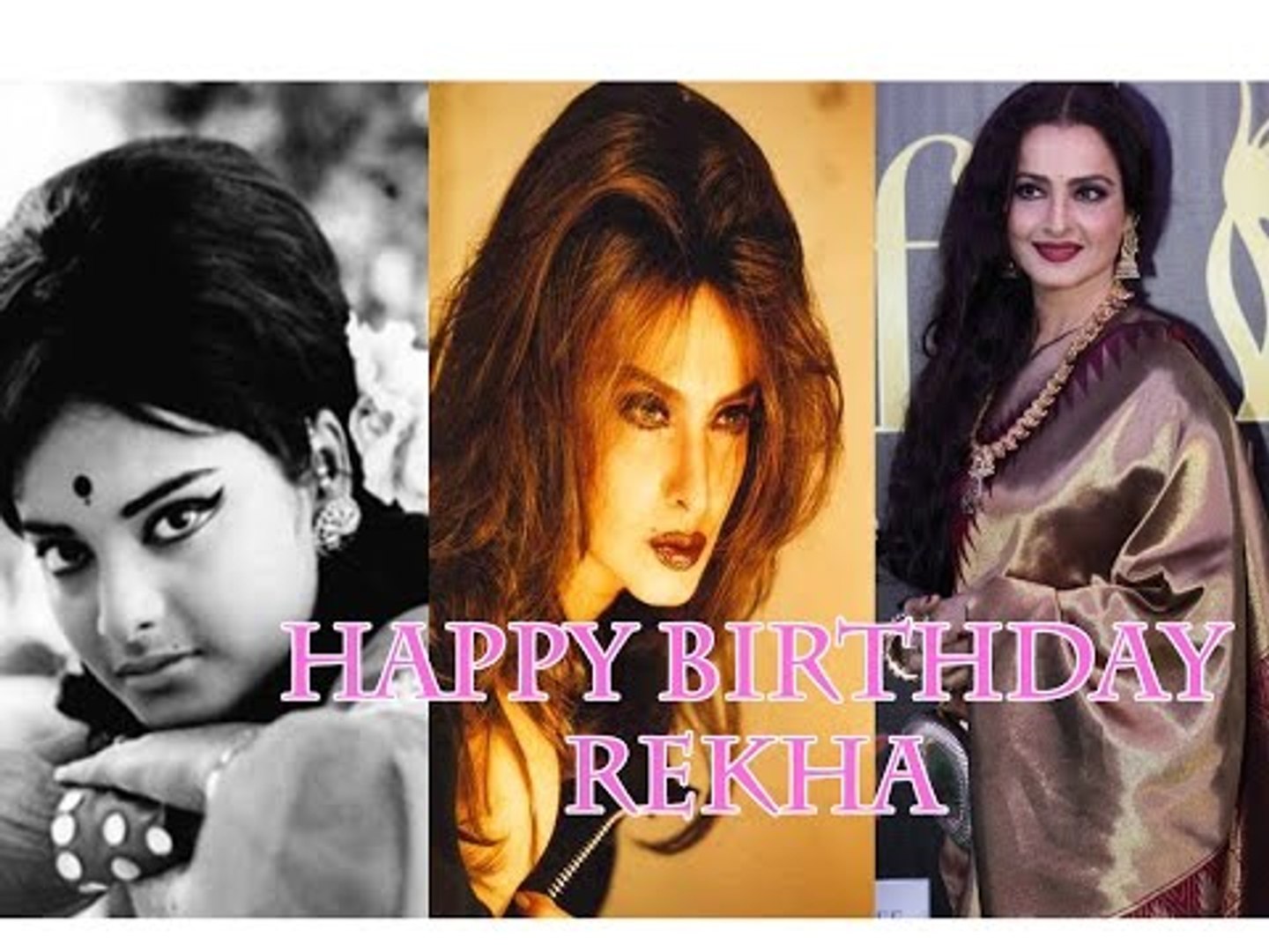 Porn Star Indian Movie Rekha - Legendary Bollywood Actress Rekha Turns 60 Today - video Dailymotion