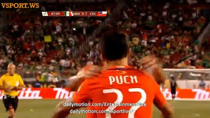 Edson Puch Goal HD - Mexico 0-7 Chile