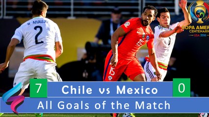 All Goals Mexico vs Chile 7-1  Copa America 2016