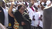 Zimbabwe's former vice president Joice Mujuru launches presidential campaign