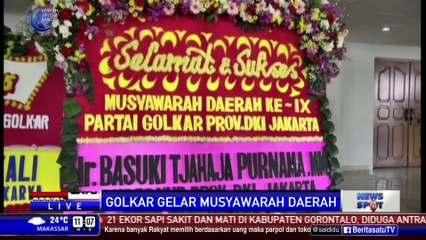 Ahok Hadiri Musda DPD I Partai Golkar