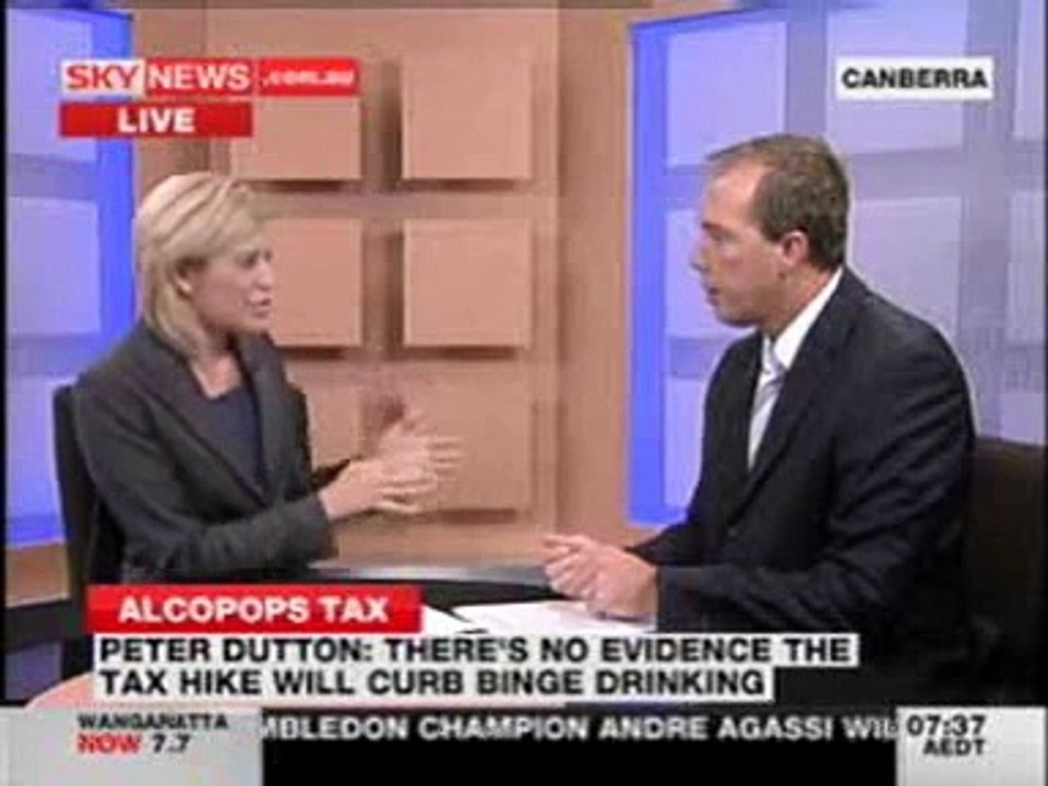 Peter Dutton interview on Sky News 25 February 2009