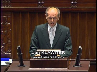 Poseł Jan Klawiter - Wystąpienie z dnia 09 czerwca 2016 roku.