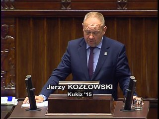 Poseł Jerzy Kozłowski - Wystąpienie z dnia 09 czerwca 2016 roku.
