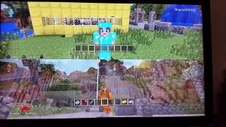 Grace and Hailey Minecraft play 6-6-15