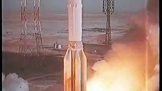 Launch of Vega 1 probe russian