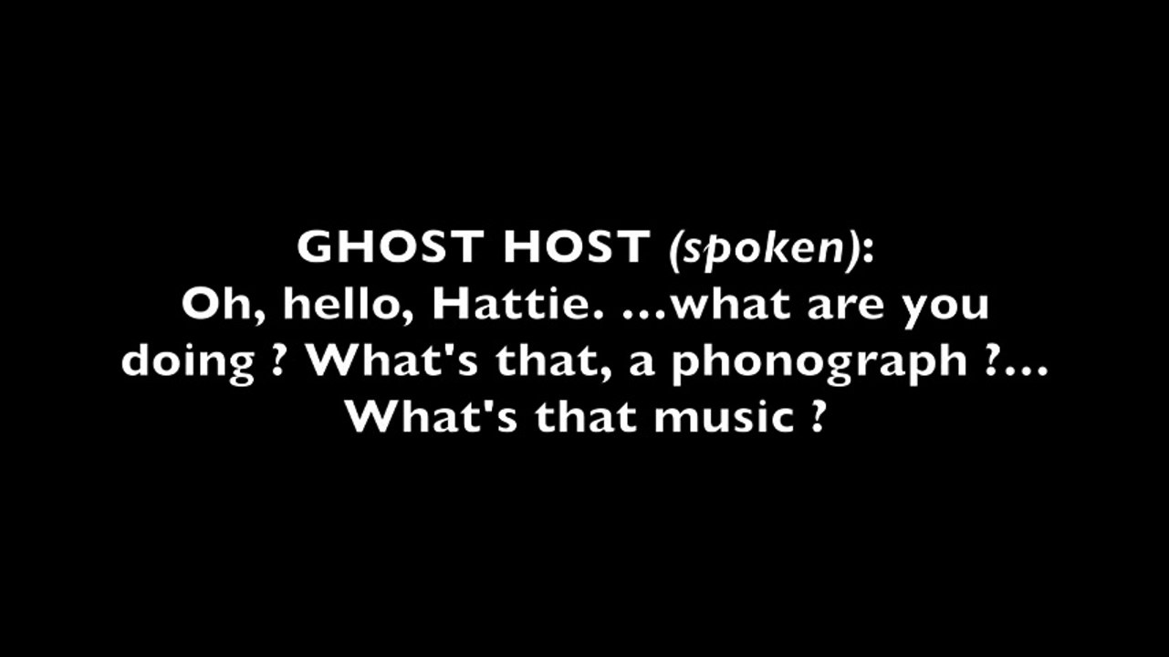 The Hatbox Ghost sings "Be Prepared"