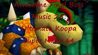 Awesome Final Boss Music 25 Ultimate Koopa