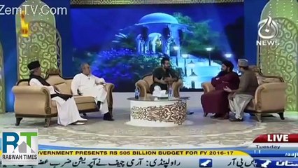 Hamza Ali Abbasi continues discussion of Ahmadiyya rights in his Ramzan Show