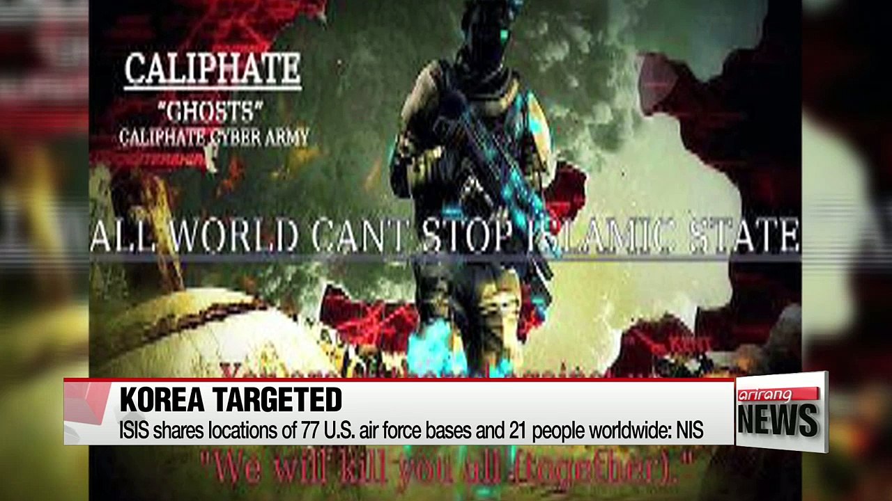 U.S. air force bases and one citizen in Korea targeted by ISIS: NIS