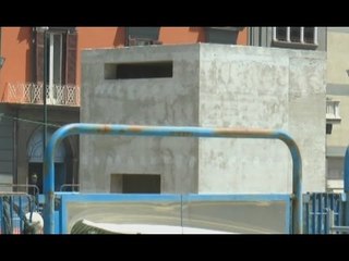 Napoli - Ascensore Metro davanti Cassa Armonica, è polemica (18.06.16)