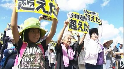 Okinawa : moblisation massive contre la présence de l'armée américaine (euronews (en français))