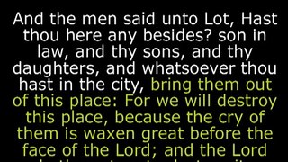 bring them out of this place: For we will destroy this place,  Genesis 19:12-13