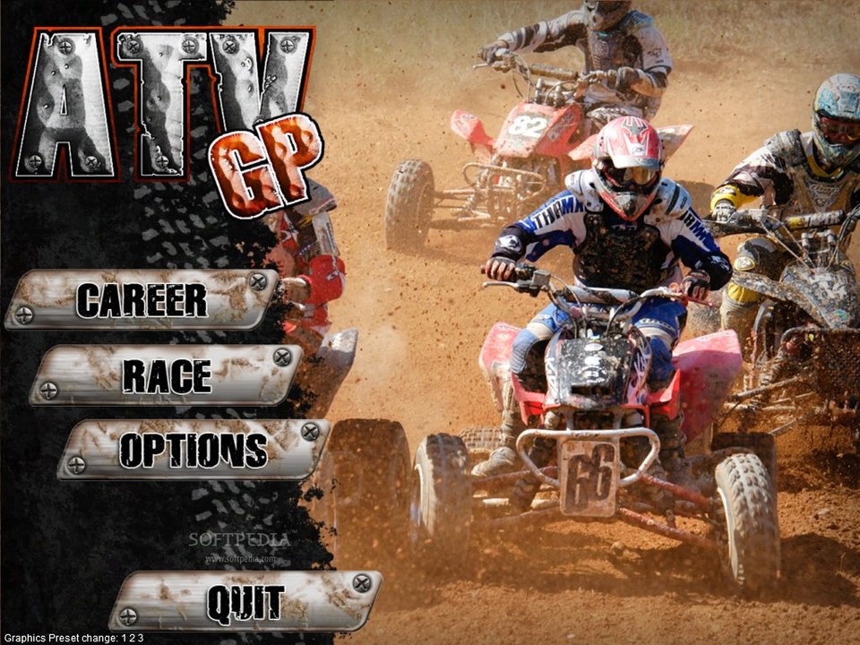 لعبة سباق الدراجات الرائعة ATV GP مضغوطة بحجم صغير لتحميل