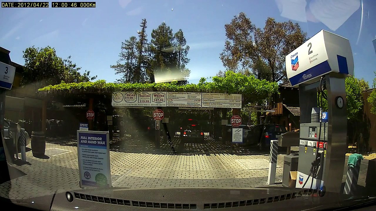 Car Wash San Jose CA ITB100-HD Dash Cam Hyundai Santa Fe Week 04/29/2012 #1