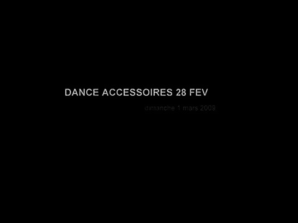 dimanche 28 fevrier danse accessoires