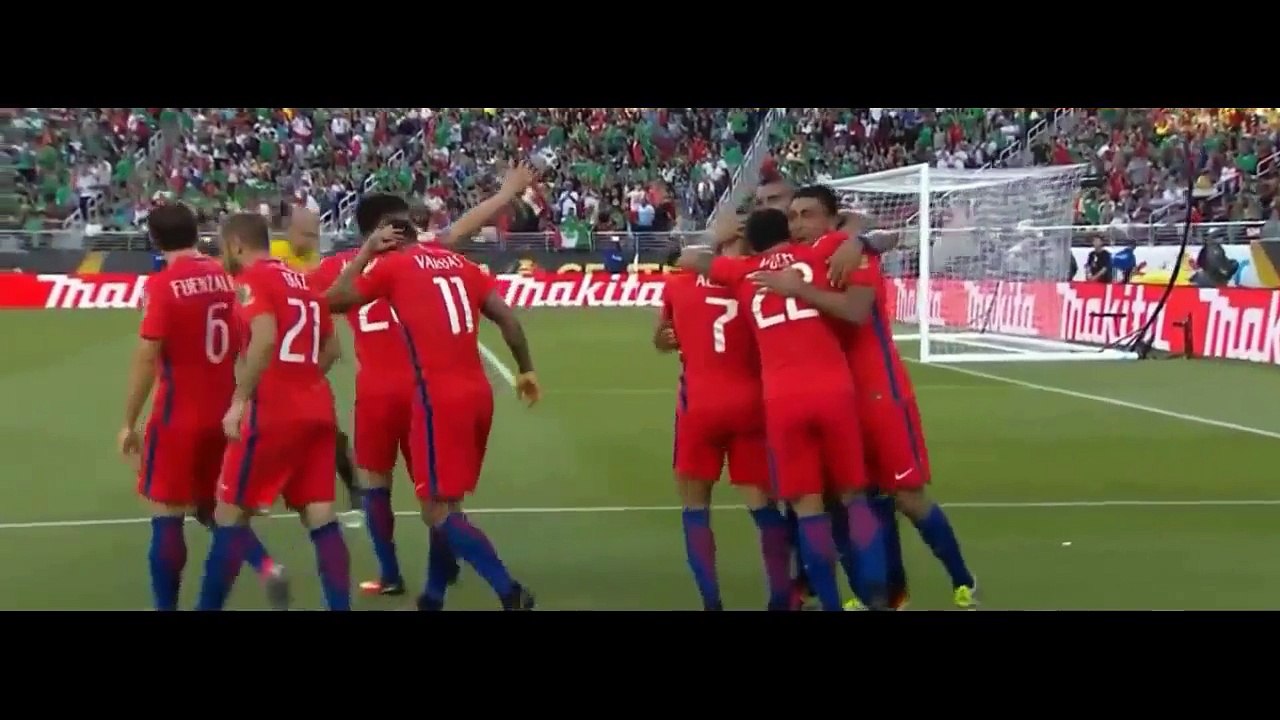 Chile 7-0 Mexico - Goals 19-6-2016