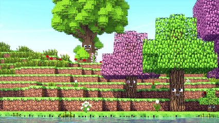 Talking Blocks  Trees (Minecraft Animation)