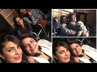 Priyanka’s Mom & Brother Made A Surprise Visit On The Sets Of ‘ QUANTICO’