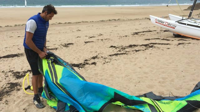 Ils préparent un raid Saint-Malo Jersey en kite surf