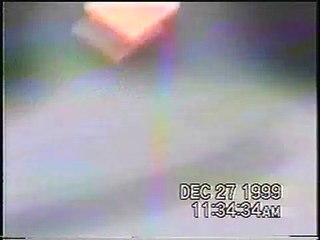 CSX  train dusting the rails in Adams NY. 12-27-1999.