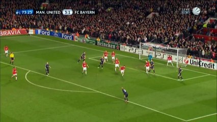 Arjen Robben's fantastic volley goal against Manchester United