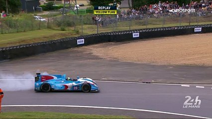 Le Mans 24 Saat: Ines Tattinger'in tehlikeli anları