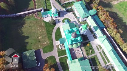 Печёрский Вознесенский монастырь. Аэросъёмка