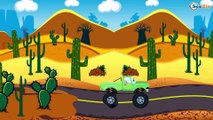✔ Cars Cartoon for kids. Monster Truck in a desert Tow Truck Trucks for children. Season 1. Series 3