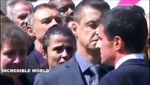 French Policeman Refuses to Shake President Holland,s Hand During Ceremony