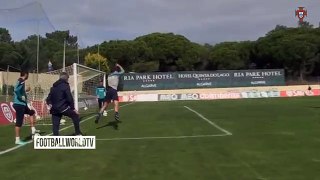 Cristiano Ronaldo Penalty Practice  Portugal Training Session (HD)