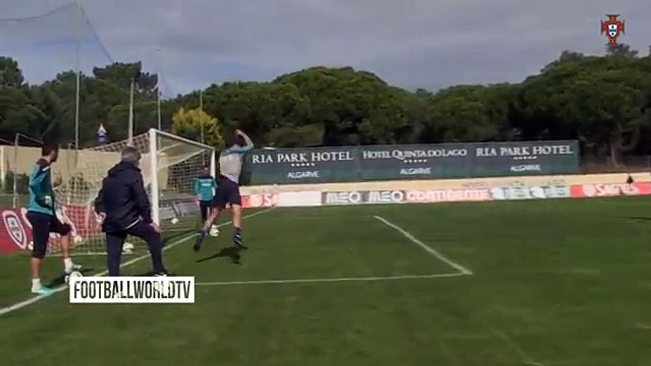 Cristiano Ronaldo Penalty Practice  Portugal Training Session (HD)