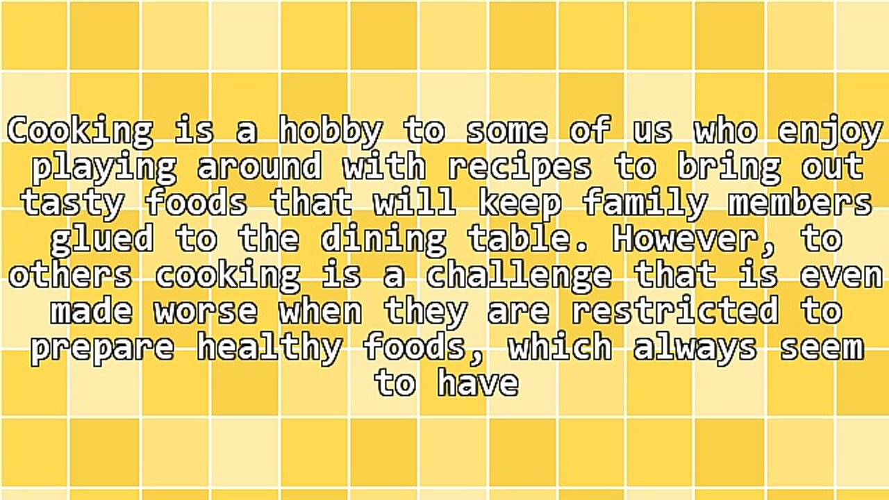 Healthy Recipes for a Healthy Living