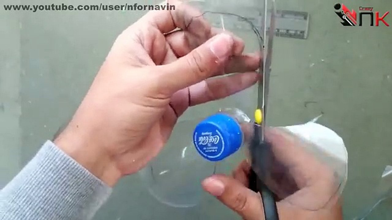 How to Make a Revolving Table Fan - Best out of waste saba