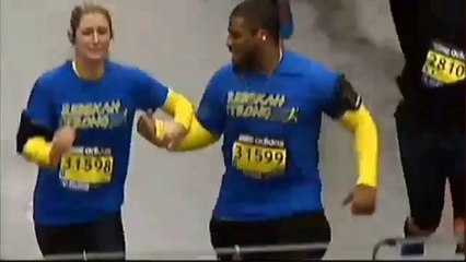 Bombing Survivor Rebekah Gregory Crosses Marathon Finish Line