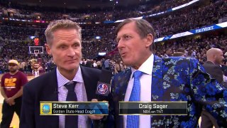 Steve Kerr Sideline Interview | Warriors vs Cavaliers | Game 6 | June 16, 2016 | 2016 NBA Finals