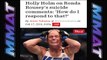 Brock Lesnar, Holly Holm react to Ronda Rouseys suicide statement; Bellator news