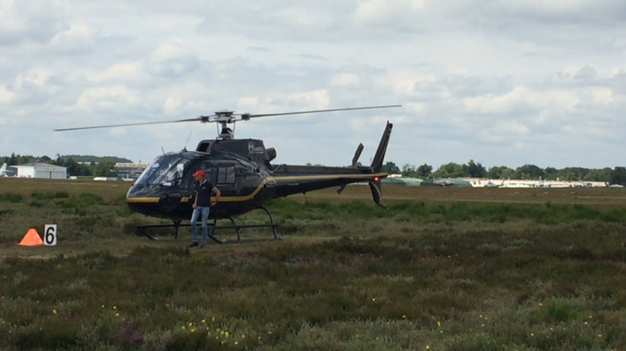 Vol en hélicoptère au dessus du circuit des 24 heures