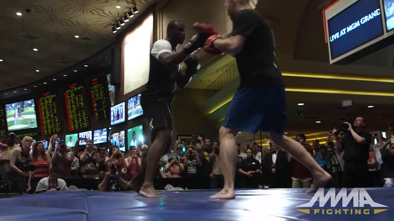 UFC 197 Open Workout Highlights