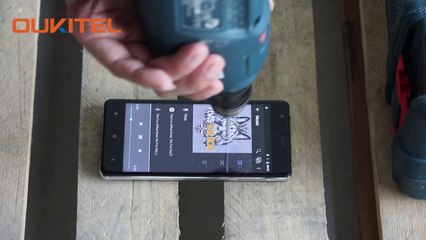 Resistencia pantalla Oukitel K4000 4G: taladro