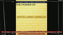 different   The Power of Consistency Prosperity Mindset Training for Sales and Business Professionals