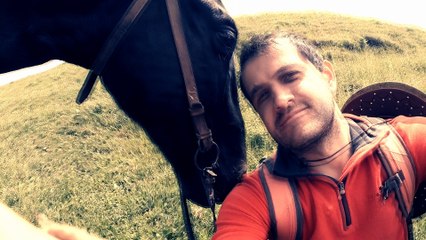 Конный тур к Эльбрусу. База "Медовые водопады" май, 2016.