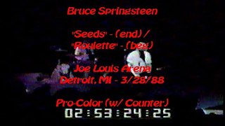 Springsteen - Roulette - Detroit-3/28/88